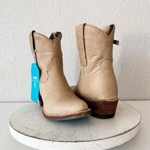 Lane PLAIN JANE Womens Cowboy Booties 5 Butterscotch Western Cowgirl Short Boots